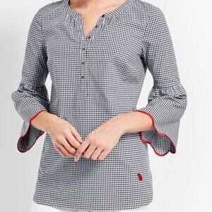 O, The Oprah Magazine Collection for Talbots Embroidered Popover Size SP